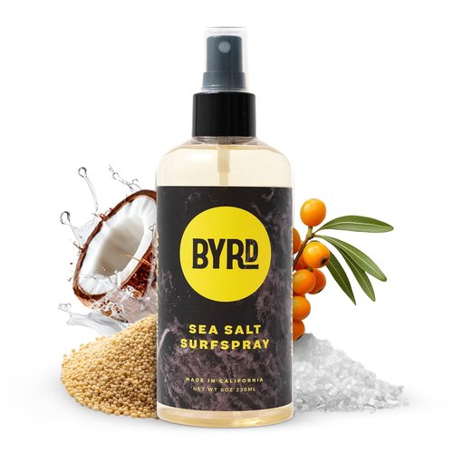 BYRD Sea Salt Surf Spray - Texturizing & Volumizing Coconut Scent for Hydrated, Shiny Hair | 8 Fl Oz