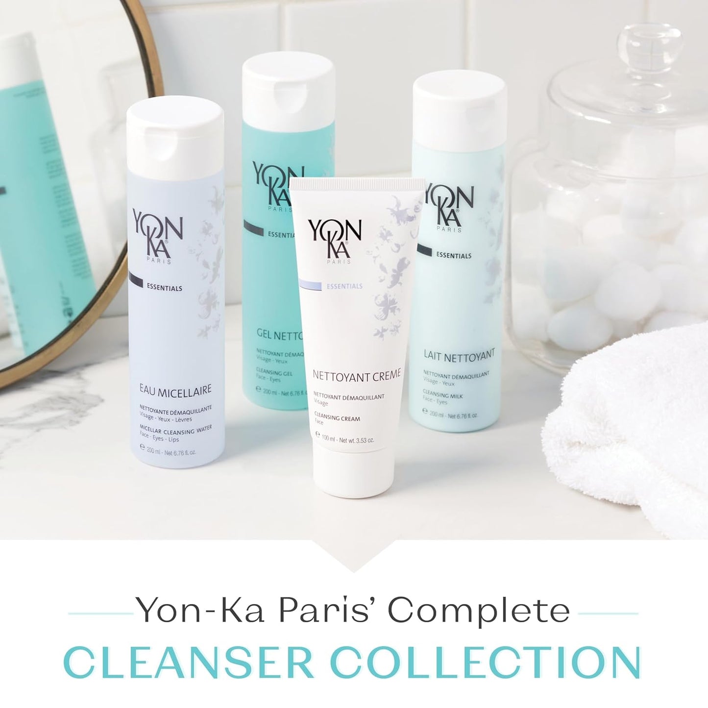 Yon-Ka Micellar Water - Gentle Cleansing Makeup Remover for Hydrated Skin | Paraben-Free 200ml