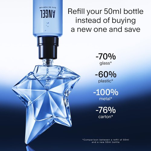 Mugler Angel Eau de Parfum | Women's Ambery & Woody Perfume with Bergamot, Praline & Patchouli