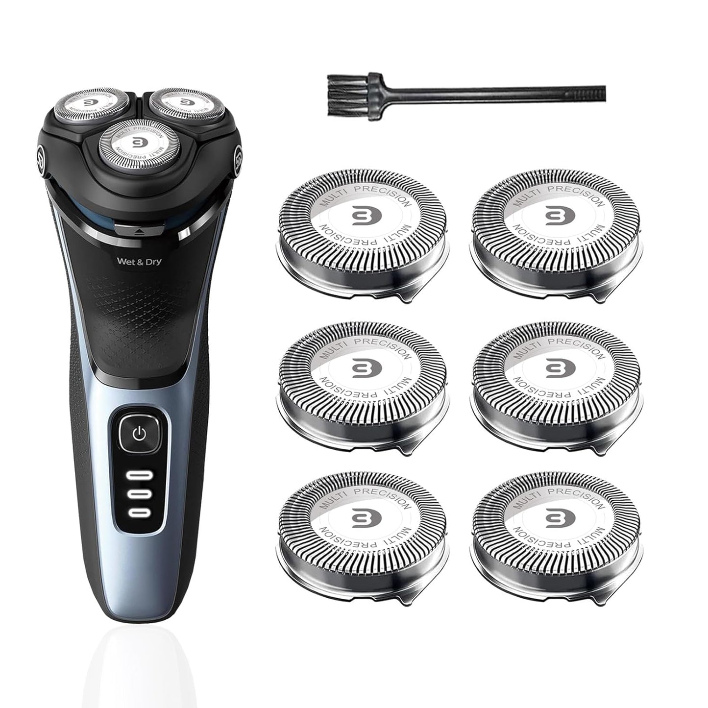 SH30 Replacement Heads Compatible with Philips Norelco Shaver Series 3000, 2000, 1000, SH30 Blades for Philips Norelco Shaver 3900, 3600, 2400