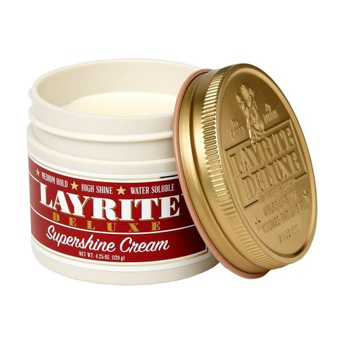 Layrite Supershine Cream - High-Gloss Hair Styling Cream | 4.25 Ounce for Ultimate Shine