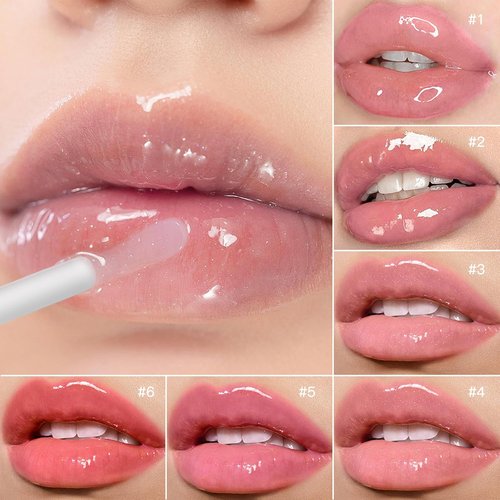 Baisen Diary Plumping Lip Oil - Ultra-Hydrating Glossy Finish for Smooth, Juicy Lips | #5 Soft Pink