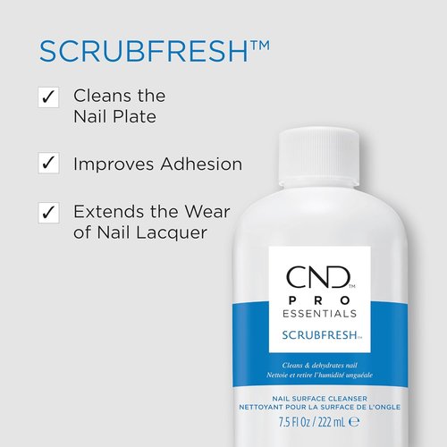 CND ScrubFresh Nail Surface Cleaner - 2 Fl Oz | Effective Nail Prep for Perfect Polish