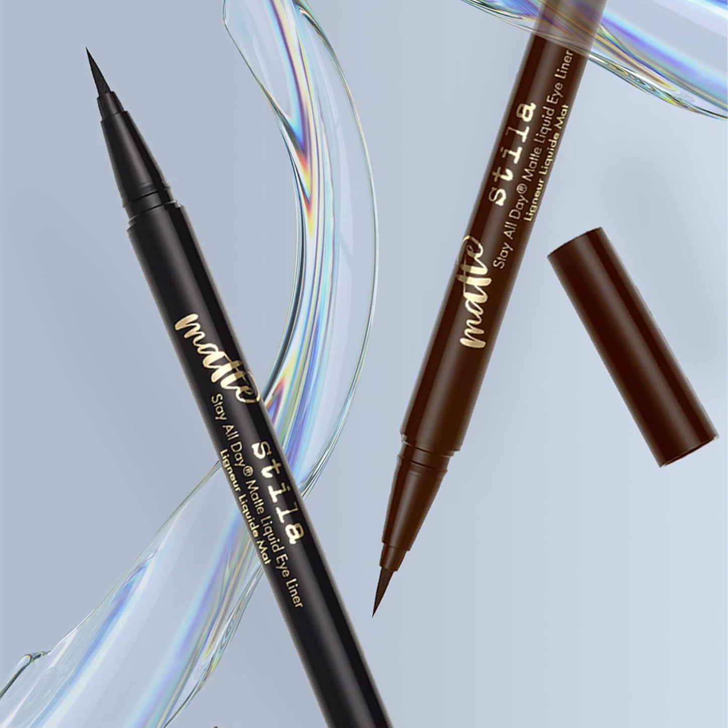 Stila Stay All Day® Matte Liquid Eye Liner - Long-Lasting, Smudge-Proof Formula | Deep Black Color