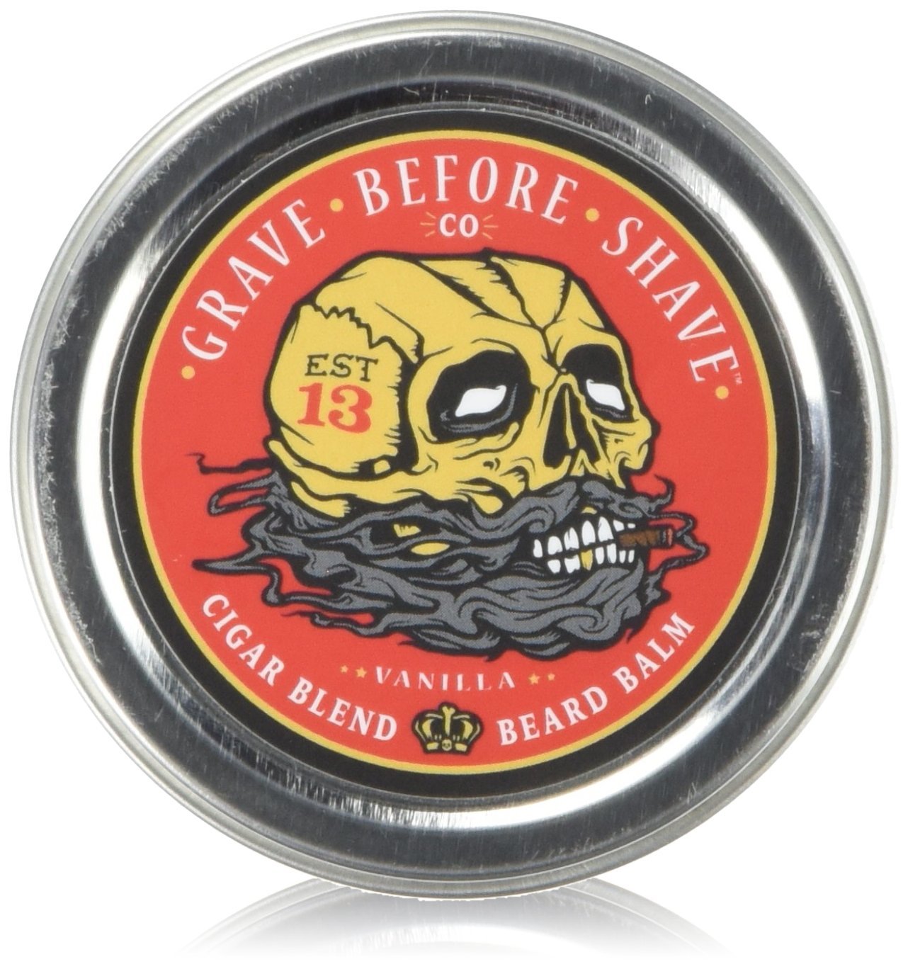 Grave Before Shave™ Beard Balm - Cigar Blend with Vanilla Scent | 2 oz. Size