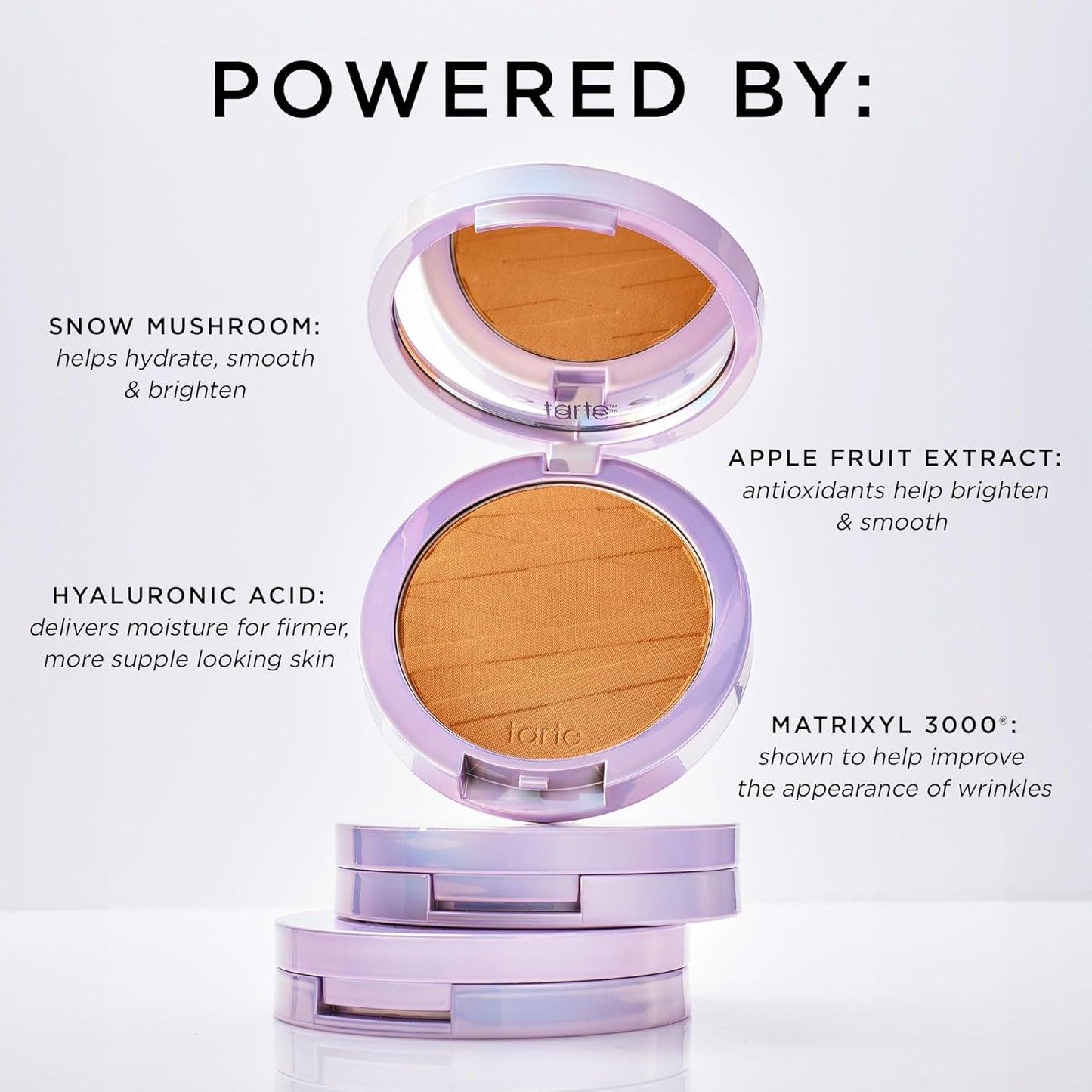 Tarte Face Tape Pressed Powder - Medium-Coverage Waterproof Formula with Hyaluronic Acid & Peptides | Lightweight, Vegan & Cruelty-Free