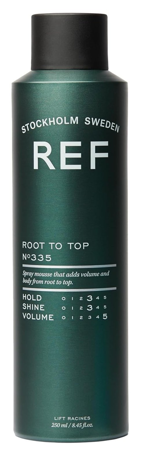 REF Root To Top Spray Mousse - Volumizing Hair Styling Foam | 250 ml for Lift and Hold