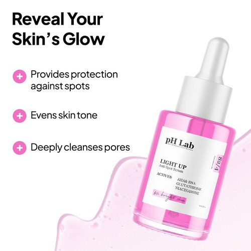 pH Lab Light Up Anti-Spot Serum - Even Skin Tone & Clean Pores | 1.01 Fl Oz (Pack of 1)