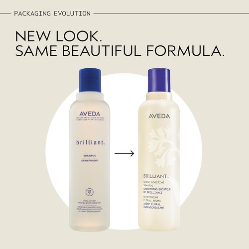 Aveda Brilliant Shine Boosting Shampoo - Adds Shine & Removes Product Build-Up | 8.5 Fl Oz | Jasmine, Rose, Clove Aroma