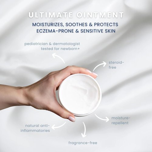 Noodle & Boo Ultimate Ointment for Babies – Multi-Purpose Skin Protectant for Eczema, Dry Skin, and Minor Irritations – Pediatrician-Tested, Gentle for Sensitive Skin