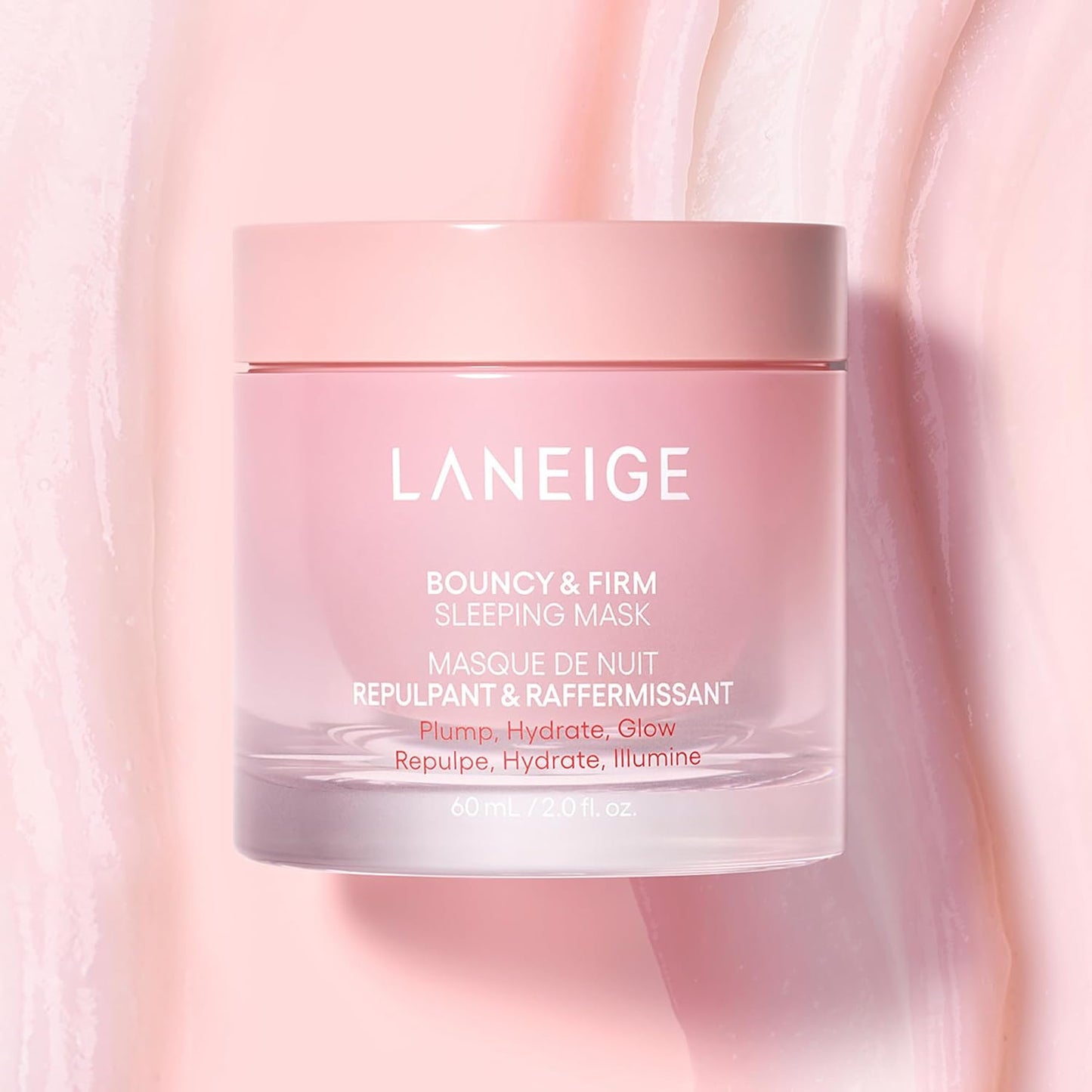 LANEIGE Bouncy Firm Sleeping Mask - Revitalize Skin with Peony & Collagen Complex, Barrier-Boosting Hydration