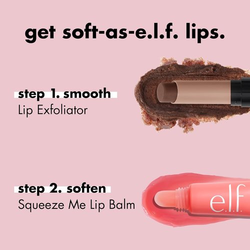 e.l.f. Squeeze Me Lip Balm - Moisturizing Formula with Sheer Tint & Hyaluronic Acid | Vegan & Cruelty-Free