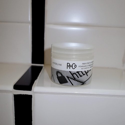 R+Co HYPERLINK Fiber Stretch Pomade - Versatile Hair Styling Pomade for Hold, Flexibility & Texture