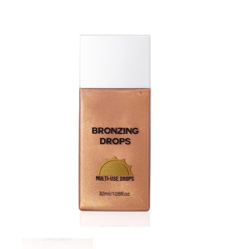 MAEPEOR Bronzing Drops - Sunny Glow Liquid Bronzer for Face & Cheeks | No Transfer, Instant Sun-Kissed Glow (Color 02)