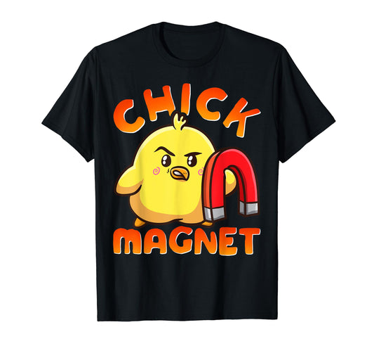 Chick Magnet Halloween Costume Magnetic Small Chicken T-Shirt