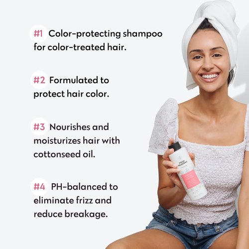 No Nothing Sensitive Shampoo - Fragrance-Free Formula for Color Treated Hair | Hypoallergenic & Vegan - 10.14 fl oz