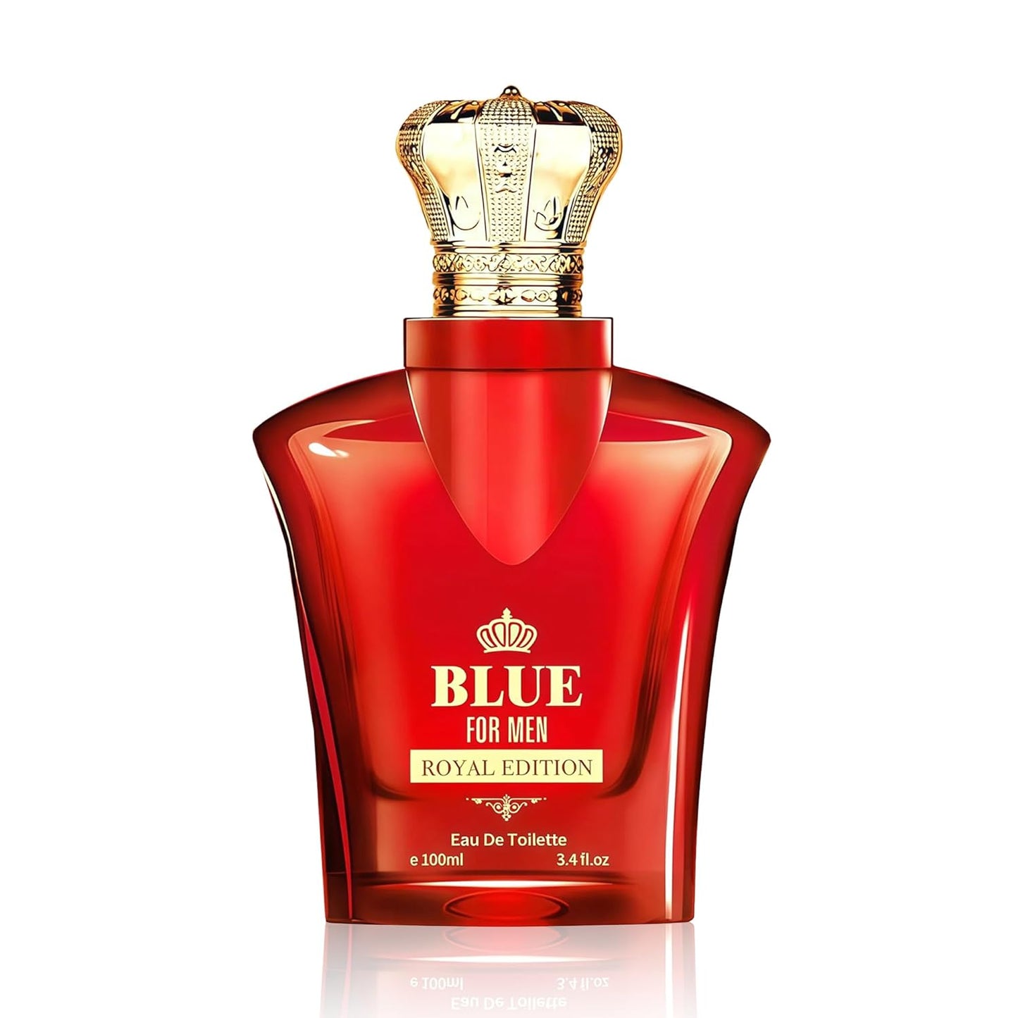 AFLUXE Royal Edition Blue Cologne for Men - 3.4 Fl. Oz, Long-Lasting Oriental Woody Fragrance