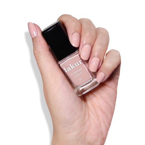LONDONTOWN Lakur Nail Polish - Long-Lasting, Streak-Free Nude & Brown Shades | 21+ Free Non-Toxic Vegan Formula, 0.4 Fl Oz