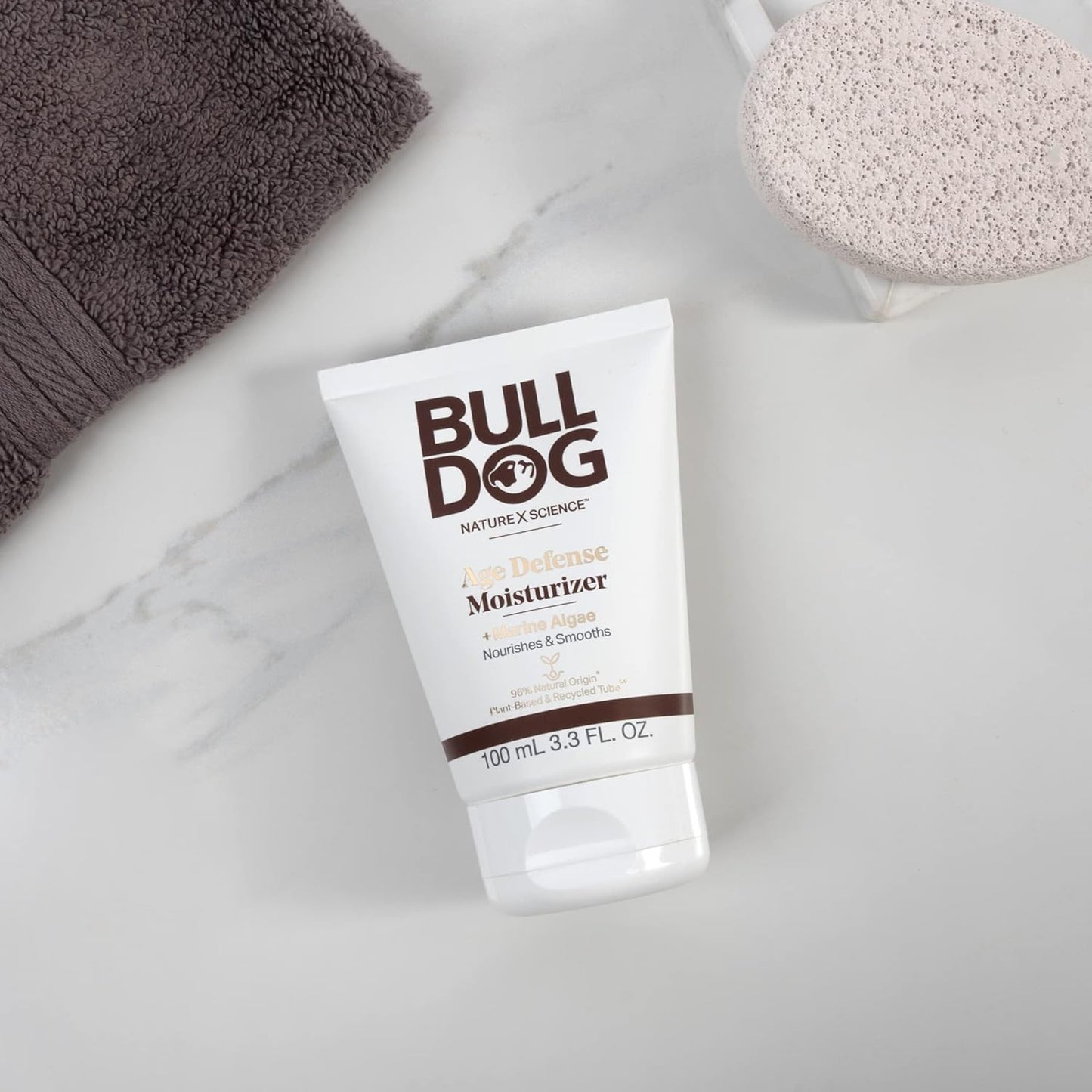 BULLDOG Face Moisturizer - Age Defense Formula for Men | 3.3 Fl Oz Hydrating Cream