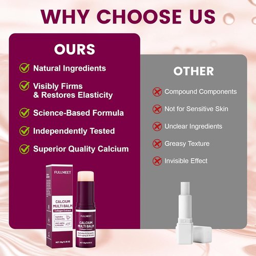 Calcium Multi Balm Stick by [Brand Name] - Anti-Aging, Firming & Hydrating Skin Care | 10g