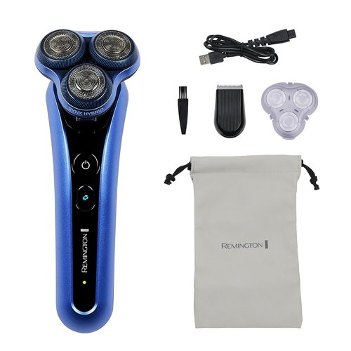 Remington Limitless X7 Shaver - Titanium Blades & Power Sense Tech | Waterproof Rotary Electric Shaver for Sensitive Skin