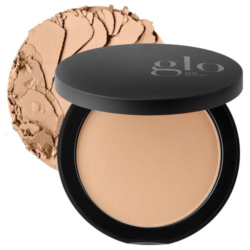 Glo Skin Beauty Pressed Powder Foundation - Honey Light | Buildable Coverage & Long-Lasting Finish
