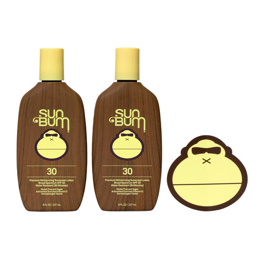 Sun Bum Sunscreen Lotion SPF 30 - Moisturizing, Vegan & Hawaii Compliant | 2 Pack, 8 oz
