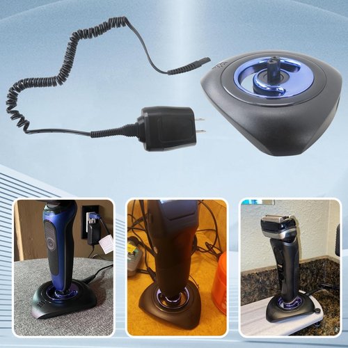 Braun Shaver Charger - Charging Stand for Series 9, 8, 7, 5, 3, 6 | Replacement Dock for Electric Razors
