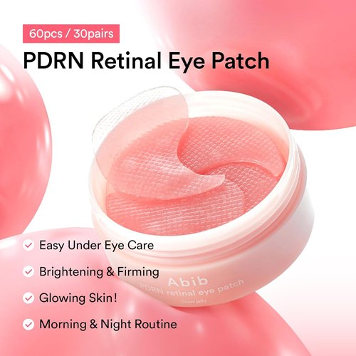 Abib Pink Me Up PDRN 3-Step Glow Kit - Overnight Firming Jelly Mask & Eye Patches | Korean Skincare Set for Radiant Skin