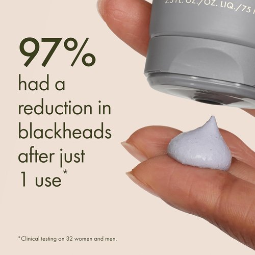 Origins Clear Improvement Face Mask & Scrub - Reduces Blackheads with Salicylic Acid & Bamboo Charcoal, 2.5 Fl Oz