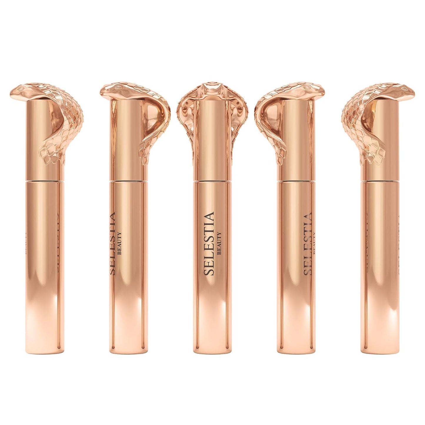 SELESTIA BEAUTY Black Mascara Queen Cobra - Volumizing, Curling & Lengthening Formula - 0.34 fl. oz. Made in Italy
