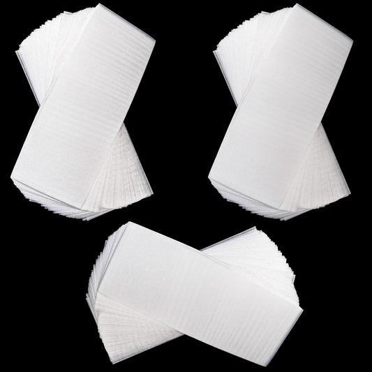 Yarlung 300 Pcs Hair Dye Paper Foam Hair Wraps, Professional Hair Dyeing Isolation Sheets, Hair Coloring Mesh Hair Highlighting Strips for Hair Styling Salon Barber