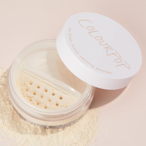 ColourPop No Filter Loose Setting Powder - Translucent Soft-Matte Finish for Long-Lasting Makeup - 100% Cruelty-Free & Vegan (0.3 oz)