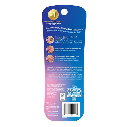 Schick Hydro Silk Touch-Up Razor - Precision Grooming Tool | 3 Count Pack