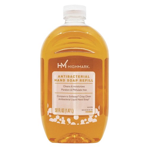 Highmark® Liquid Hand Soap, Clean Scent, 50 Oz Refill Bottle, Orange
