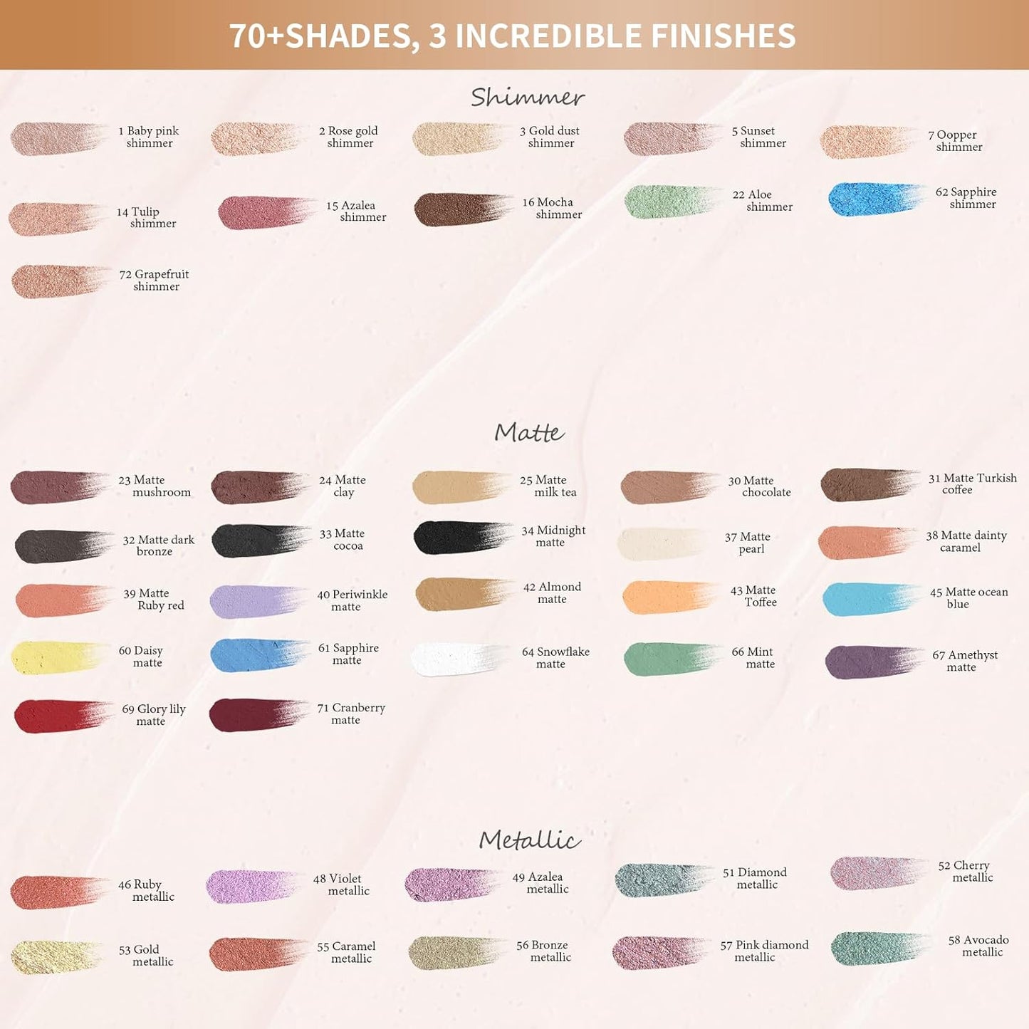 Skiennix Longwear Cream Eye Shadow Sticks - Smudge-Proof, Waterproof Formula in Baby Pink Shimmer