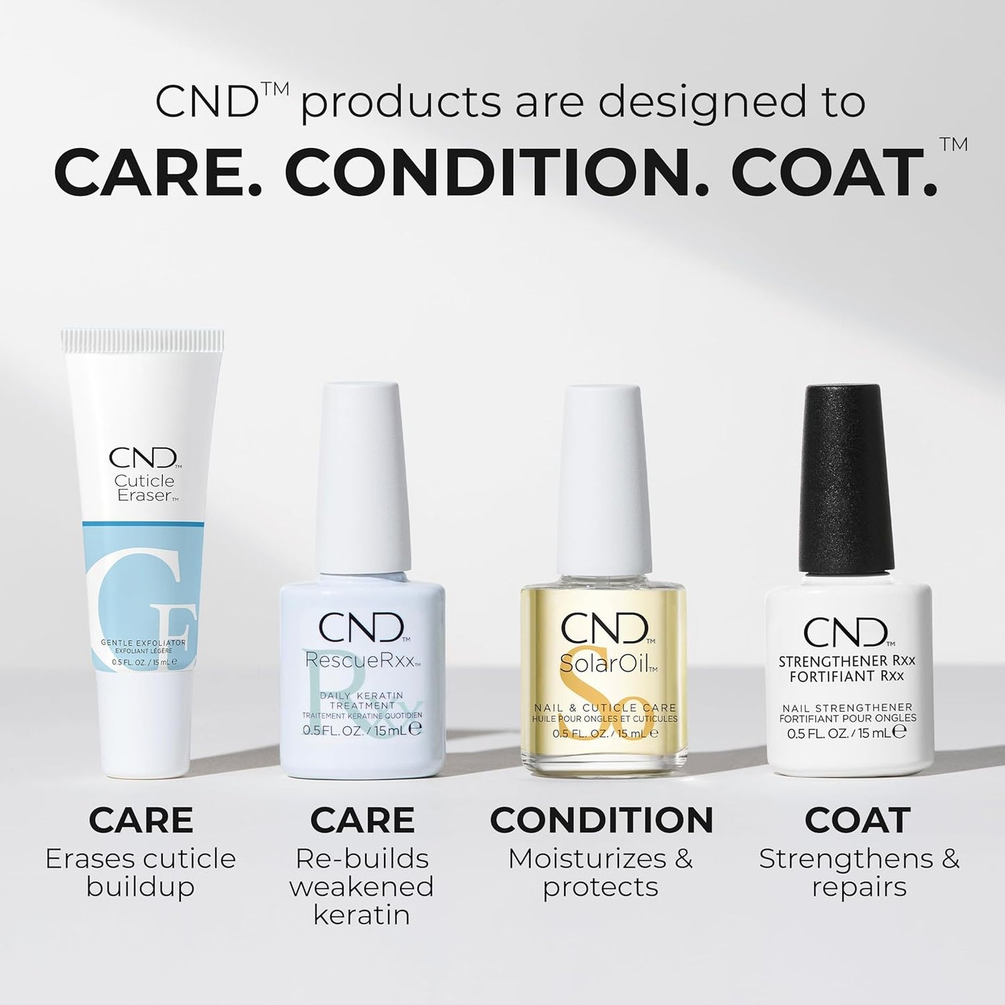 CND SolarOil Cuticle Oil - Natural Jojoba & Vitamin E Blend for Moisturizing Skin | 0.25 Fl Oz
