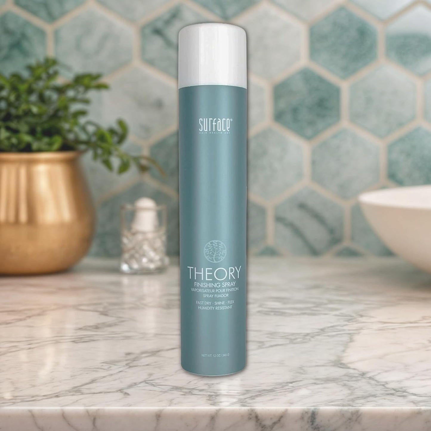 Surface Hair Theory Styling Spray - Fast-Drying Flexible Finish with Medium Hold | 8 oz