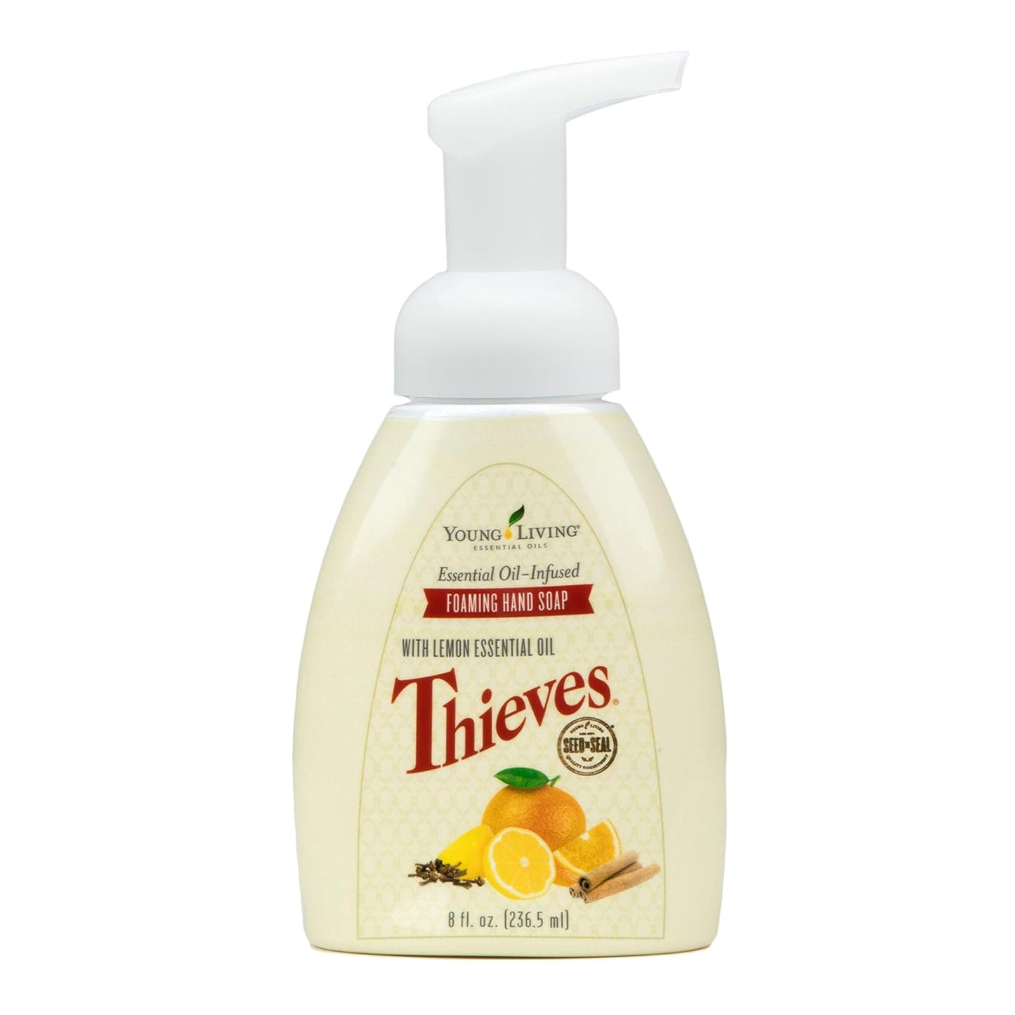 Young Living Thieves Foaming Hand Soap - Natural Moisturizing Foam Soap with Essential Oils - 8 fl oz