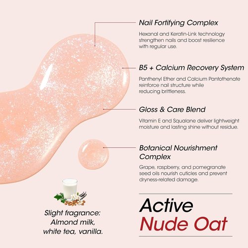 Gellen Active Glow Nail Polish - One-Step Plant-Based Nail Strengthener | Nourished, Healthier Nails