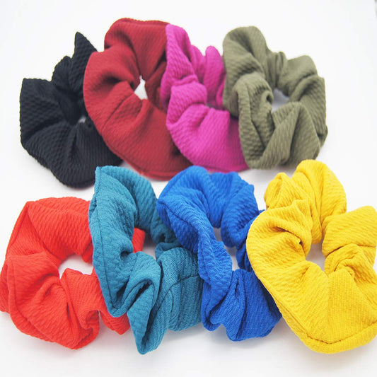 WECTORY Hair Ties, Hair Scrunchies, Hair Bands, Elastic Ponyholders For Women or Girls Hair Accessories For Holiday and Daily, 8PCS Bright Colors