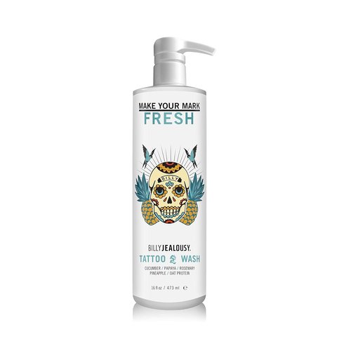 Billy Jealousy Make Your Mark Tattoo Wash - Hydrating Aftercare with Cucumber & Rosemary Extracts