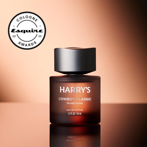 Harry's Cowboy Classic Men's Cologne - Long-Lasting Woody Amber Scent - 1.7 fl oz with Bergamot, Cedarwood & Musk