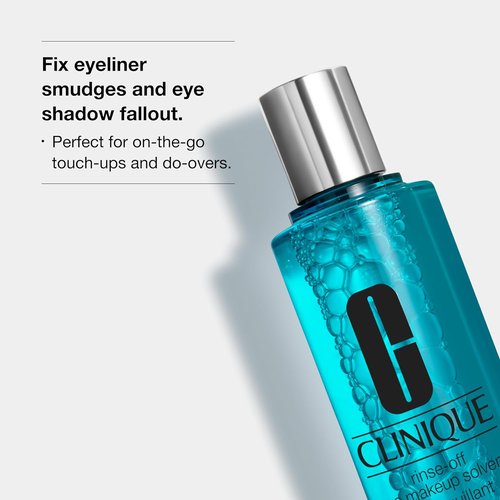 Clinique Rinse-Off Eye Makeup Remover - Oil-Free Formula for Sensitive Skin | 4.2 Fl Oz