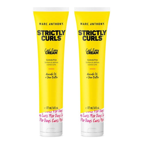 Marc Anthony Curl Cream - Defines & Softens Curly & Wavy Hair with Shea Butter & Oils | Set of 2
