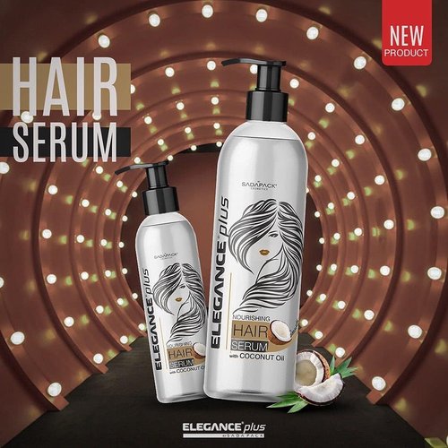 Elegance Plus Hair Serum - Nourishing Coconut Formula for Soft, Shiny Hair | 10.1 Oz