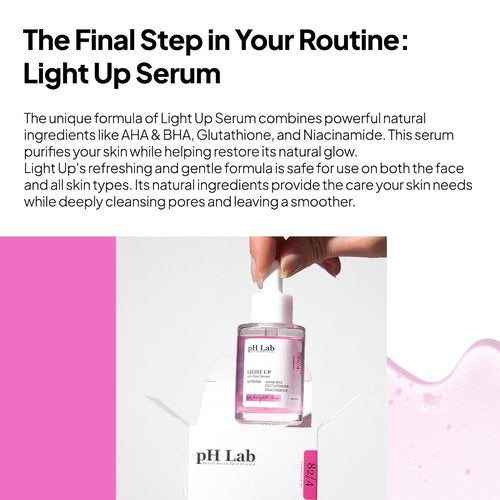 pH Lab Light Up Anti-Spot Serum - Even Skin Tone & Clean Pores | 1.01 Fl Oz (Pack of 1)
