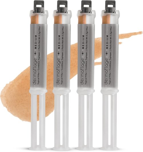 Dermaflage Scar Filler Refill - 4 Applicators for Flawless Skin Coverage