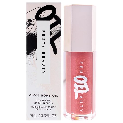 Fenty Beauty Gloss Bomb Luminizing Lip Oil - 01 Fussy | Hydrating Lip Gloss - 0.3 oz