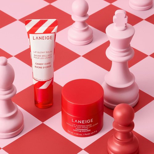 Laneige Holiday Gift Set - Skincare & Lip Care Essentials | Lip Mask, Water Bank, Lip Glowy Balm